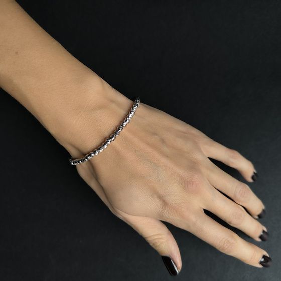 Серебряный браслет без камней