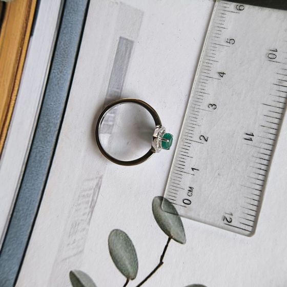 Серебряное кольцо с агатом 0.663ct