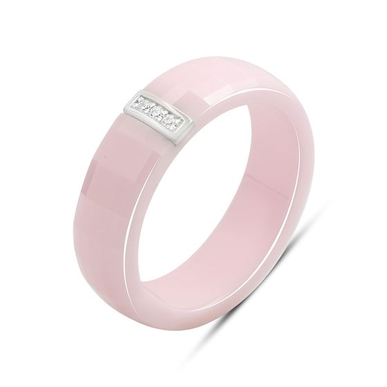 Серебряное кольцо с керамикой