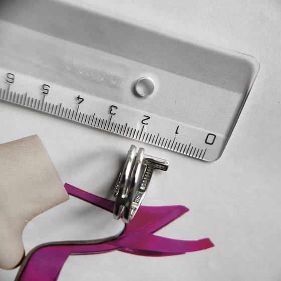 Серебряное кольцо с фианитами