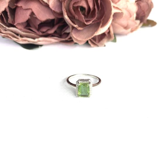 Серебряное кольцо с султанитом 1.916ct