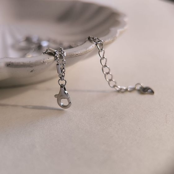 Серебряный браслет с фианитами