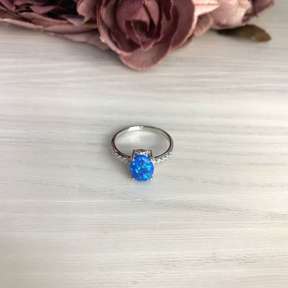 Серебряное кольцо с опалом 1.08ct