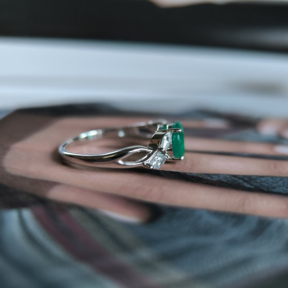 Серебряное кольцо с агатом 1.6ct