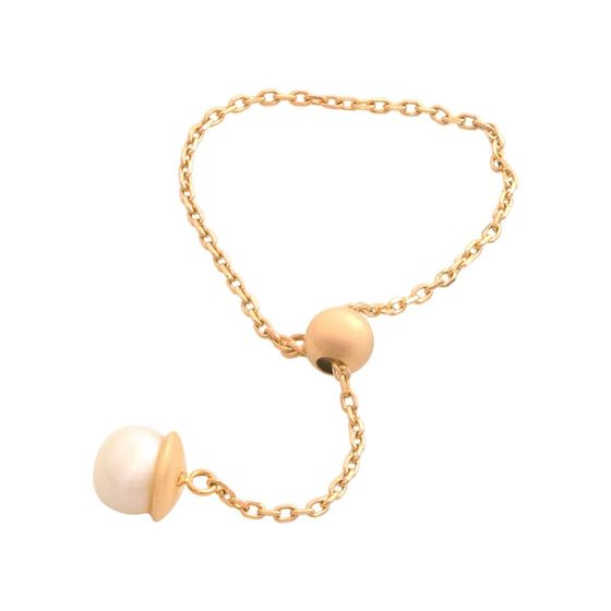 Золотое кольцо с жемчугом