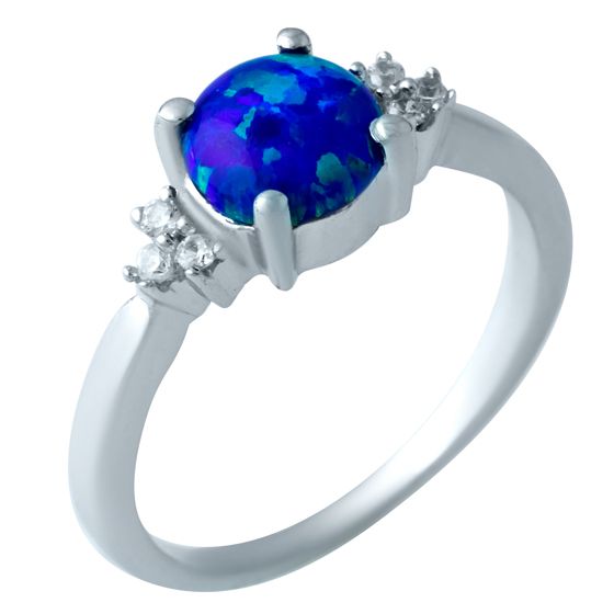 Серебряное кольцо с опалом 0.694ct