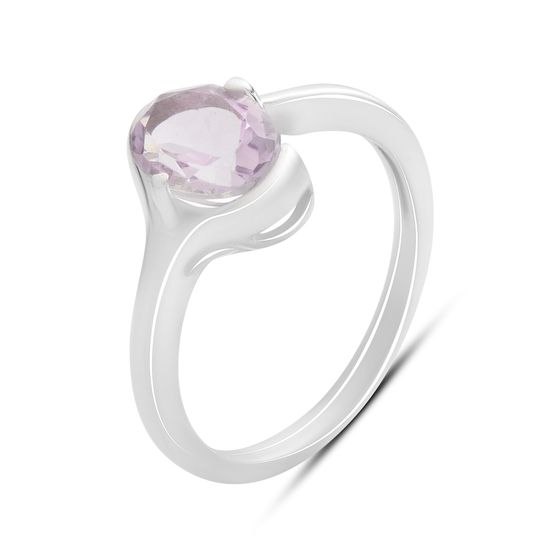 Серебряное кольцо с аметистом 1.025ct