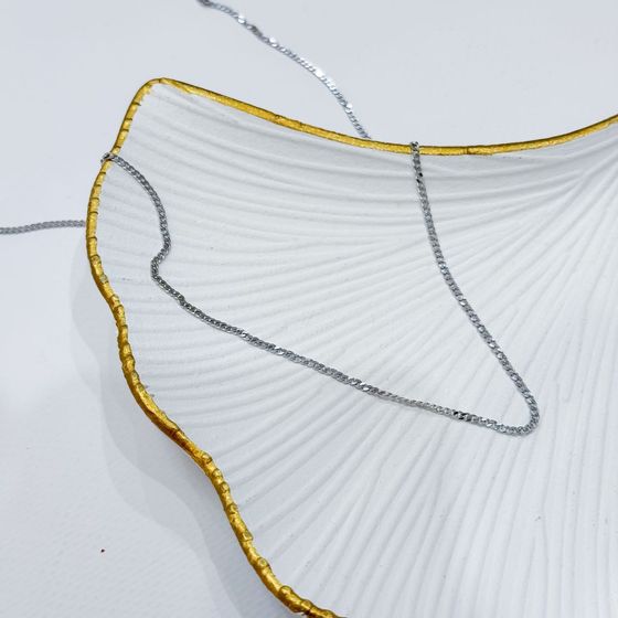 Серебряная цепочка без камней Серебряная цепочка без камней