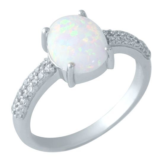 Серебряное кольцо с опалом 1.237ct