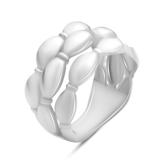 Серебряное кольцо без камней