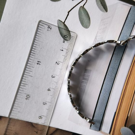 Серебряный браслет без камней