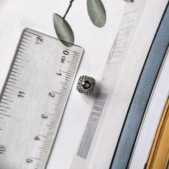 Серебряная подвеска с мистик топазом 0.37ct