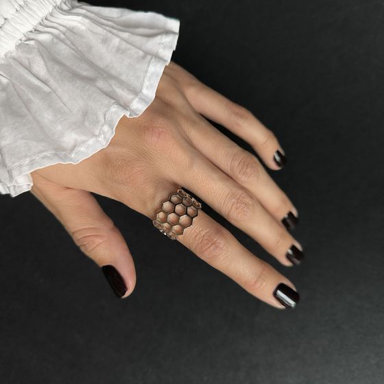 Серебряное кольцо без камней