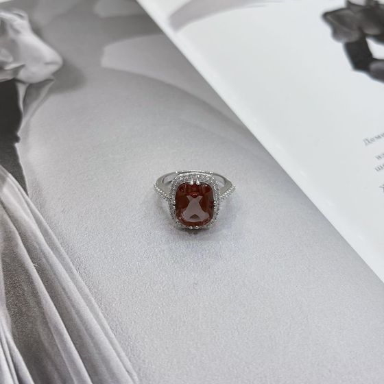 Серебряное кольцо с султанитом 5.528ct