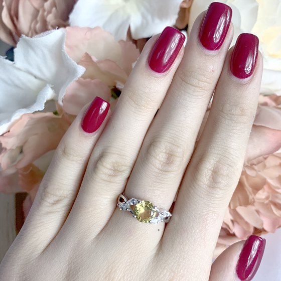Серебряное кольцо с цитрином nano 1.668ct