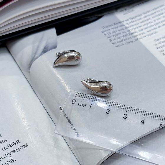 Серебряные серьги без камней Серебряные серьги без камней