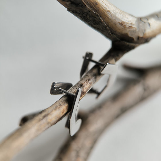 Серебряные серьги без камней