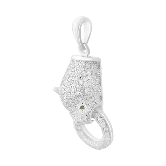 Серебряная подвеска с фианитами Серебряная подвеска с фианитами