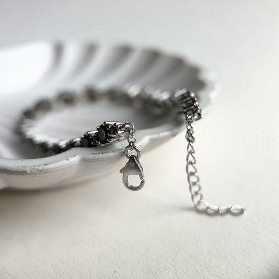 Серебряный браслет с раухтопазом (дымчатым кварцем) 6.763ct