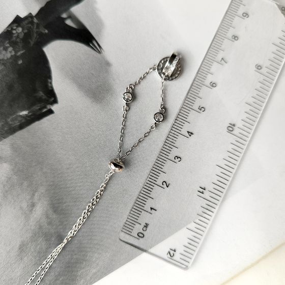Серебряный браслет с фианитами Серебряный браслет с фианитами