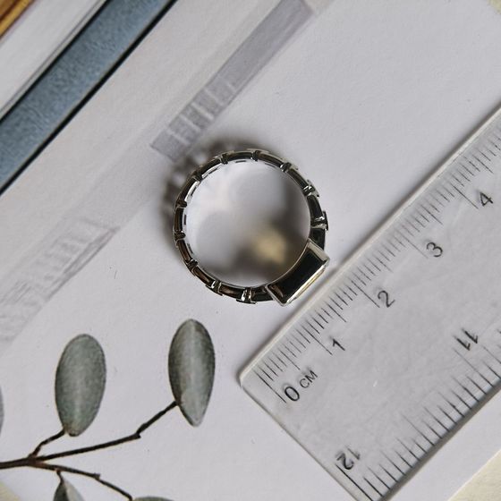 Серебряное кольцо с цитрином nano 1.325ct