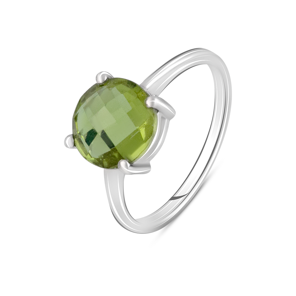 Серебряные серьги с султанитом 5.465ct