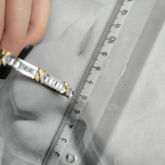 Серебряный браслет с фианитами