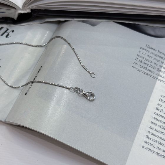 Серебряная цепочка без камней Серебряная цепочка без камней