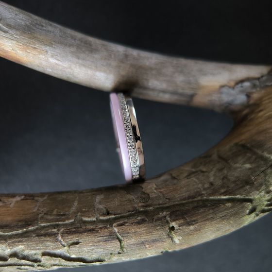 Серебряное кольцо с керамикой