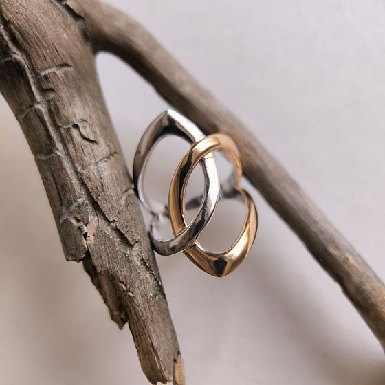 Серебряное кольцо без камней