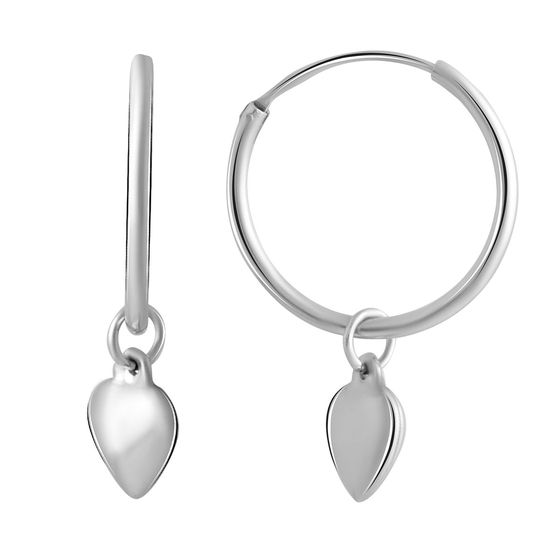 Серебряные серьги без камней