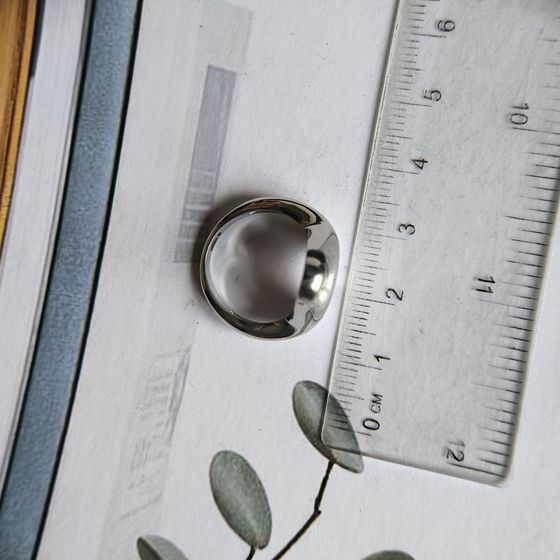 Серебряное кольцо без камней