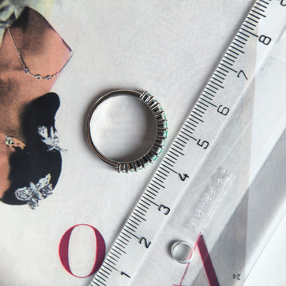 Серебряное кольцо с агатом 1ct