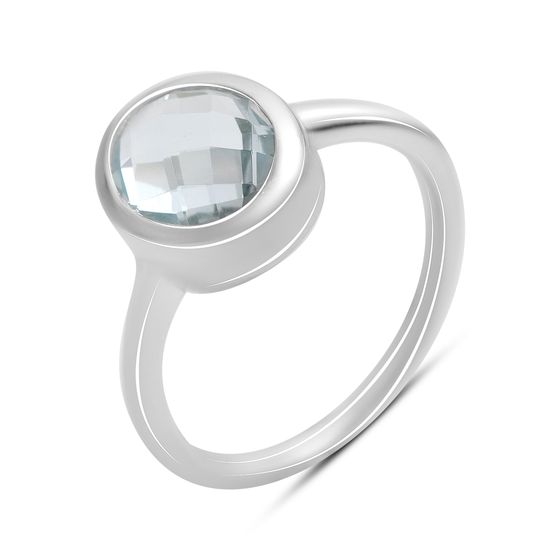 Серебряное кольцо с топазом 3.025ct