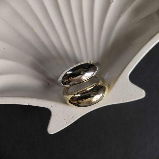 Серебряное кольцо без камней