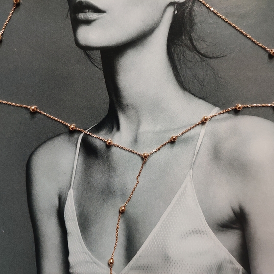 Золотое колье без камней