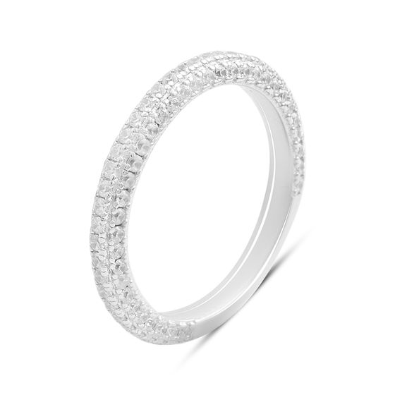 Серебряное кольцо с фианитами