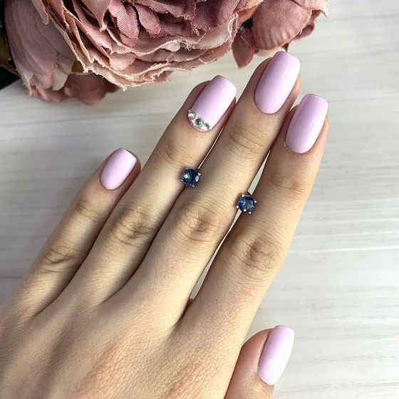 Серебряные серьги с мистик топазом 0.72ct
