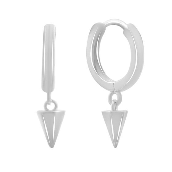 Серебряные серьги без камней