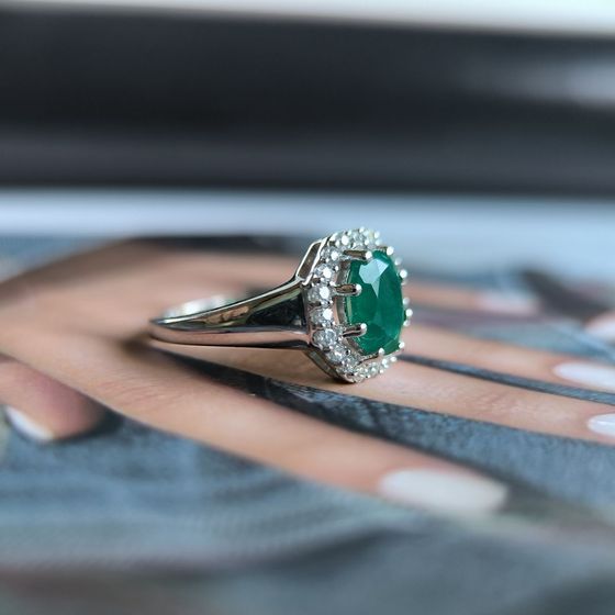 Серебряное кольцо с агатом 1.638ct