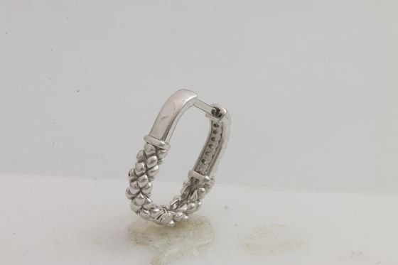 Серебряные серьги без камней