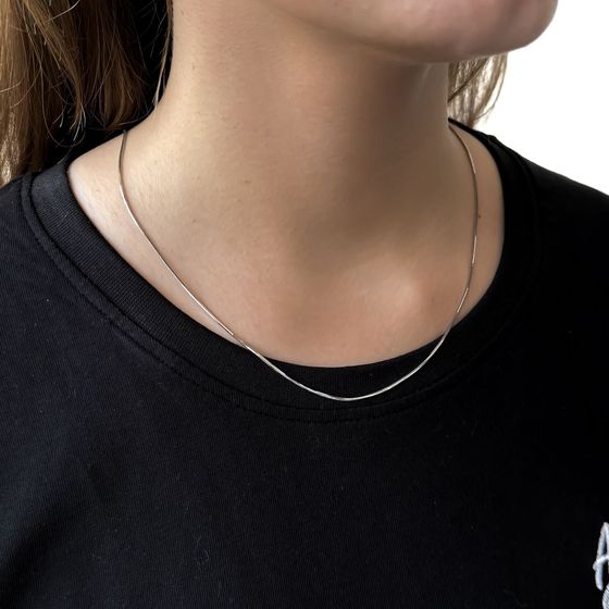 Серебряная цепочка без камней Серебряная цепочка без камней