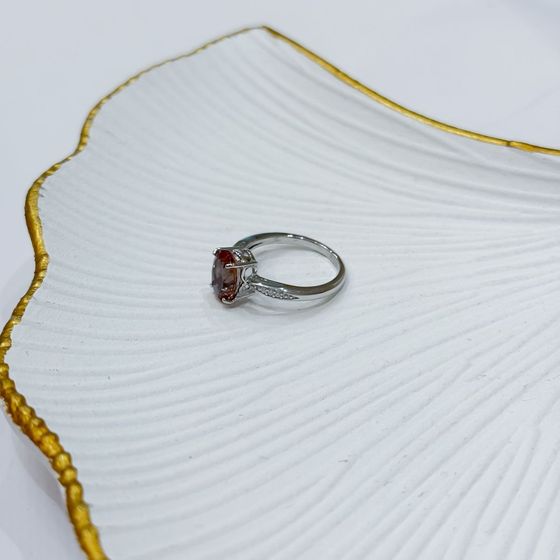 Серебряное кольцо с султанитом 2.54ct