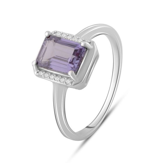 Серебряное кольцо с александритом 2.23ct