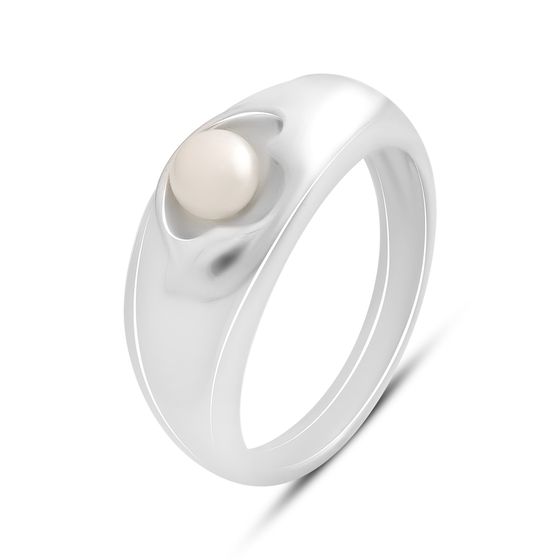 Серебряное кольцо с жемчугом 2.5ct