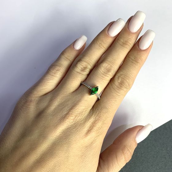 Серебряные серьги с мистик топазом 1.583ct