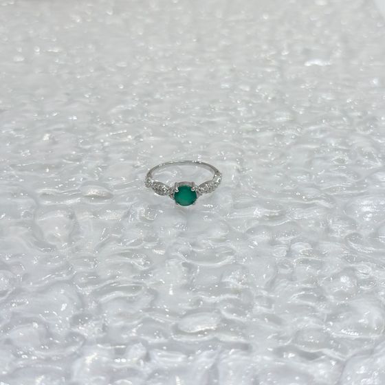 Серебряное кольцо с агатом 1.085ct