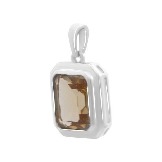 Серебряная подвеска с султанитом 3.275ct