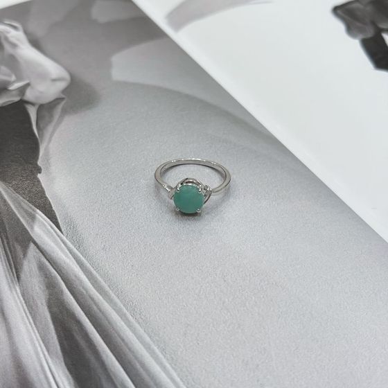 Серебряное кольцо с изумрудом 1.708ct
