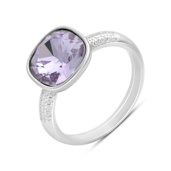 Серебряное кольцо с фианитами